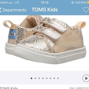 Toms / Tiny Toms Velcro Lenny Rose Gold ✨ T3